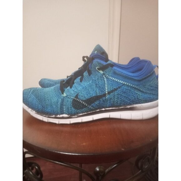 Nike Free TR Flyknit 718785-401 Blue Running Shoes Sneakers Women's Size 11.5 - Picture 8 of 14